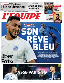 L'Equipe 14 décembre 2019 L'Equipe N°23880 du 14 décembre 2019 à télécharger sur iPad