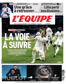 L'Equipe 06 novembre 2019 L'Equipe N°23842 du 06 novembre 2019 à télécharger sur iPad