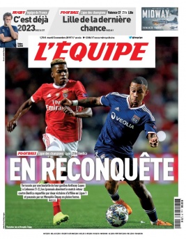 L'Equipe 05 novembre 2019 L'Equipe N°23841 du 05 novembre 2019 à télécharger sur iPad