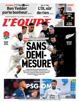 L'Equipe 26 octobre 2019 L'Equipe N°23831 du 26 octobre 2019 à télécharger sur iPad