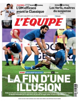 L'Equipe 21 octobre 2019 L'Equipe N°23826 du 21 octobre 2019 à télécharger sur iPad