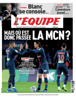 L'Equipe 17 octobre 2019 L'Equipe N°23822 du 17 octobre 2019 à télécharger sur iPad