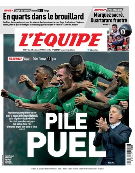 L'Equipe 07 octobre 2019 L'Equipe N°23812 du 07 octobre 2019 à télécharger sur iPad