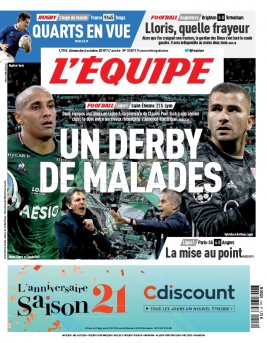 L'Equipe 06 octobre 2019 L'Equipe N°23811 du 06 octobre 2019 à télécharger sur iPad