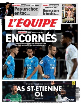 L'Equipe 05 octobre 2019 L'Equipe N°23810 du 05 octobre 2019 à télécharger sur iPad