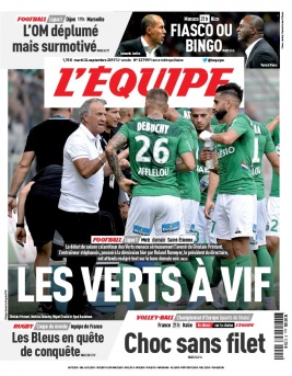 L'Equipe 24 septembre 2019 L'Equipe N°23799 du 24 septembre 2019 à télécharger sur iPad