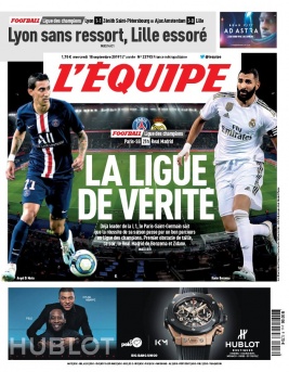 L'Equipe 18 septembre 2019 L'Equipe N°23793 du 18 septembre 2019 à télécharger sur iPad