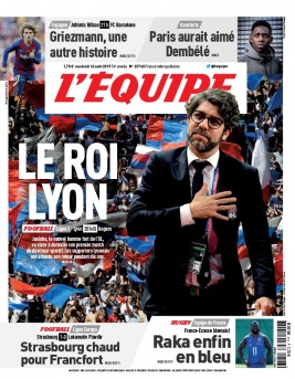 L'Equipe 16 août 2019 L'Equipe N°23760 du 16 août 2019 à télécharger sur iPad