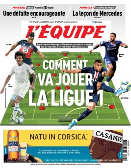 L'Equipe 05 août 2019 L'Equipe N°23749 du 05 août 2019 à télécharger sur iPad