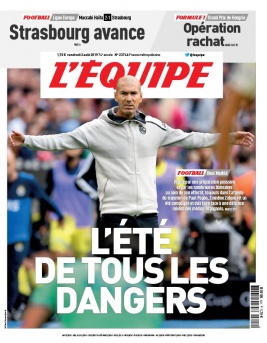 L'Equipe 02 août 2019 L'Equipe N°23746 du 02 août 2019 à télécharger sur iPad