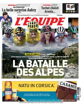 L'Equipe 25 juillet 2019 L'Equipe N°23738 du 25 juillet 2019 à télécharger sur iPad
