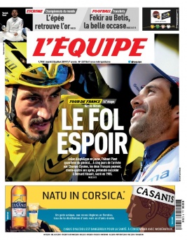 L'Equipe 23 juillet 2019 L'Equipe N°23736 du 23 juillet 2019 à télécharger sur iPad