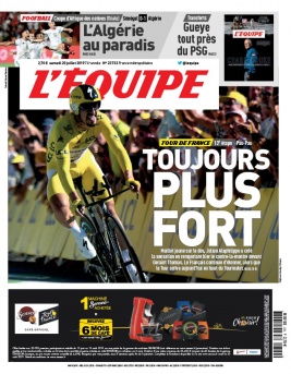 L'Equipe 20 juillet 2019 L'Equipe N°23733 du 20 juillet 2019 à télécharger sur iPad