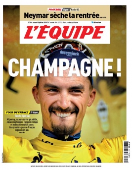 L'Equipe 09 juillet 2019 L'Equipe N°23722 du 09 juillet 2019 à télécharger sur iPad