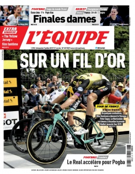 L'Equipe 07 juillet 2019 L'Equipe N°23720 du 07 juillet 2019 à télécharger sur iPad