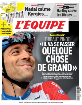 L'Equipe 05 juillet 2019 L'Equipe N°23718 du 05 juillet 2019 à télécharger sur iPad