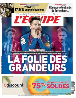 L'Equipe 26 juin 2019 L'Equipe N°23709 du 26 juin 2019 à télécharger sur iPad