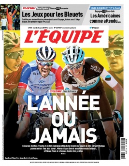L'Equipe 25 juin 2019 L'Equipe N°23708 du 25 juin 2019 à télécharger sur iPad