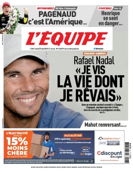 L'Equipe 27 mai 2019 L'Equipe N°23684 du 27 mai 2019 à télécharger sur iPad