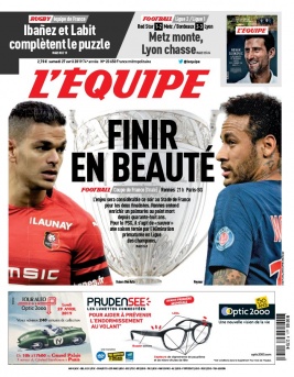 L'Equipe 27 avril 2019 L'Equipe N°23655 du 27 avril 2019 à télécharger sur iPad