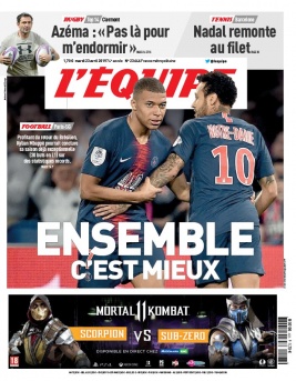 L'Equipe 23 avril 2019 L'Equipe N°23651 du 23 avril 2019 à télécharger sur iPad
