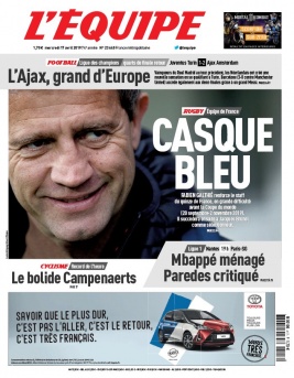 L'Equipe 17 avril 2019 L'Equipe N°23645 du 17 avril 2019 à télécharger sur iPad