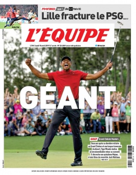 L'Equipe 15 avril 2019 L'Equipe N°23643 du 15 avril 2019 à télécharger sur iPad