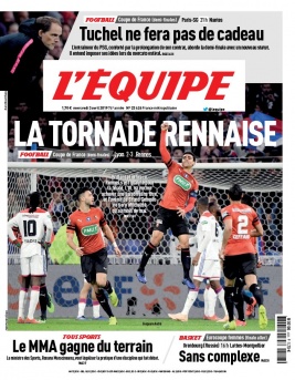 L'Equipe 03 avril 2019 L'Equipe N°23631 du 03 avril 2019 à télécharger sur iPad
