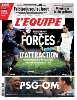 L'Equipe 17 mars 2019 L'Equipe N°23614 du 17 mars 2019 à télécharger sur iPad