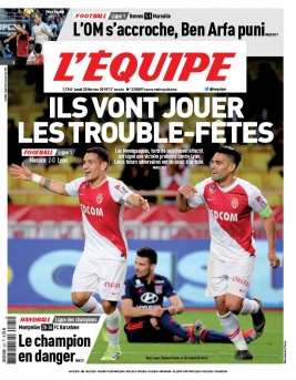 L'Equipe 25 février 2019 L'Equipe N°23594 du 25 février 2019 à télécharger sur iPad