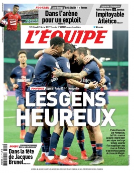 L'Equipe 21 février 2019 L'Equipe N°23590 du 21 février 2019 à télécharger sur iPad