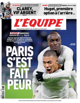 L'Equipe 07 février 2019 L'Equipe N°23576 du 07 février 2019 à télécharger sur iPad