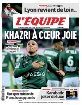L'Equipe 17 janvier 2019 L'Equipe N°23555 du 17 janvier 2019 à télécharger sur iPad