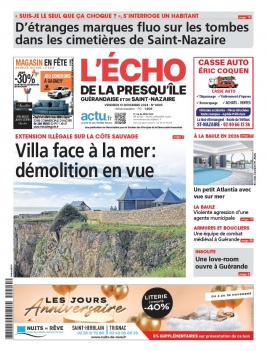 Lisez L'Echo de la Presqu'île - Presqu'ile Guérandaise du 15 novembre 2024 sur ePresse.fr