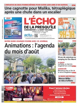 Lisez L'Echo de la Presqu'île - Presqu'ile Guérandaise du 26 juillet 2024 sur ePresse.fr