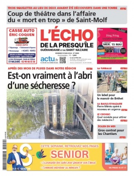 Lisez L'Echo de la Presqu'île - Presqu'ile Guérandaise du 10 mai 2024 sur ePresse.fr