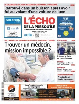 Lisez L'Echo de la Presqu'île - Presqu'ile Guérandaise du 01 mars 2024 sur ePresse.fr