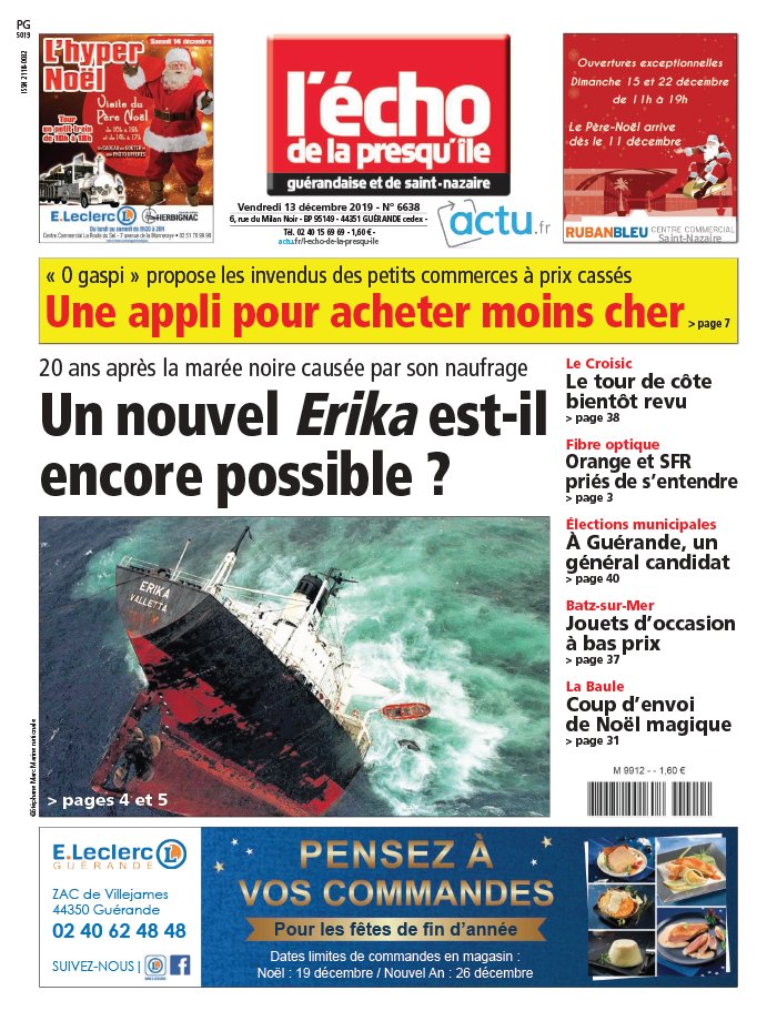 L Echo De La Presqu Ile Guerandaise Journal