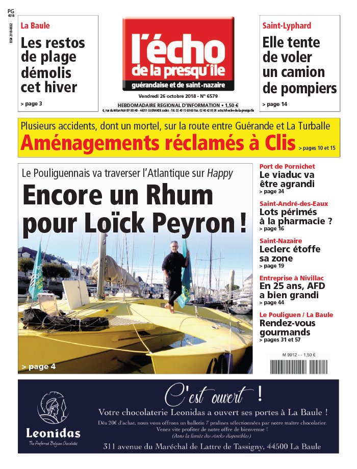 L Echo De La Presqu Ile Guerandaise Journal