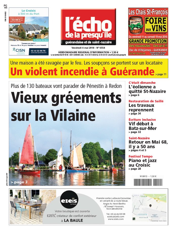 L Echo De La Presqu Ile Guerandaise Journal