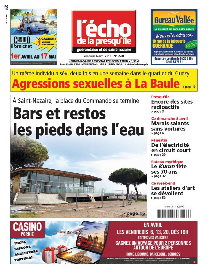 L Echo De La Presqu Ile Guerandaise Journal