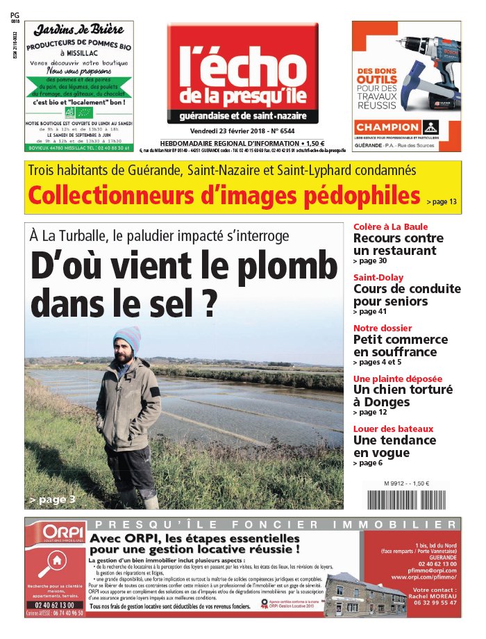 L Echo De La Presqu Ile Guerandaise Journal