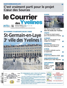 Lisez Le Courrier des Yvelines - Saint Germain du 08 janvier 2025 sur ePresse.fr