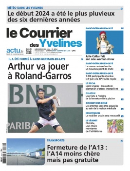 Lisez Le Courrier des Yvelines - Saint Germain du 08 mai 2024 sur ePresse.fr