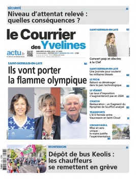 Le Courrier des Yvelines N°4092 du 24 avril 2024 à télécharger sur iPad