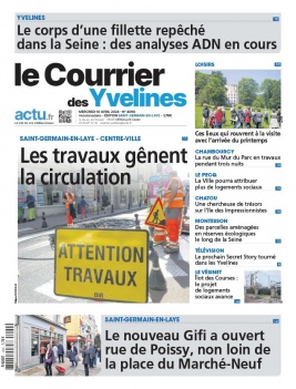 Le Courrier des Yvelines N°4090 du 10 avril 2024 à télécharger sur iPad