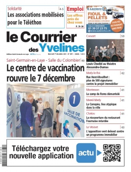Le Courrier des Yvelines N°3971 du 01 décembre 2021 à télécharger sur iPad