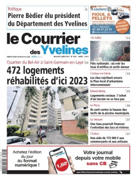 Le Courrier des Yvelines N°3952 du 07 juillet 2021 à télécharger sur iPad