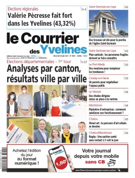 Le Courrier des Yvelines N°3950 du 23 juin 2021 à télécharger sur iPad