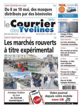 Le Courrier des Yvelines N°3893 du 06 mai 2020 à télécharger sur iPad
